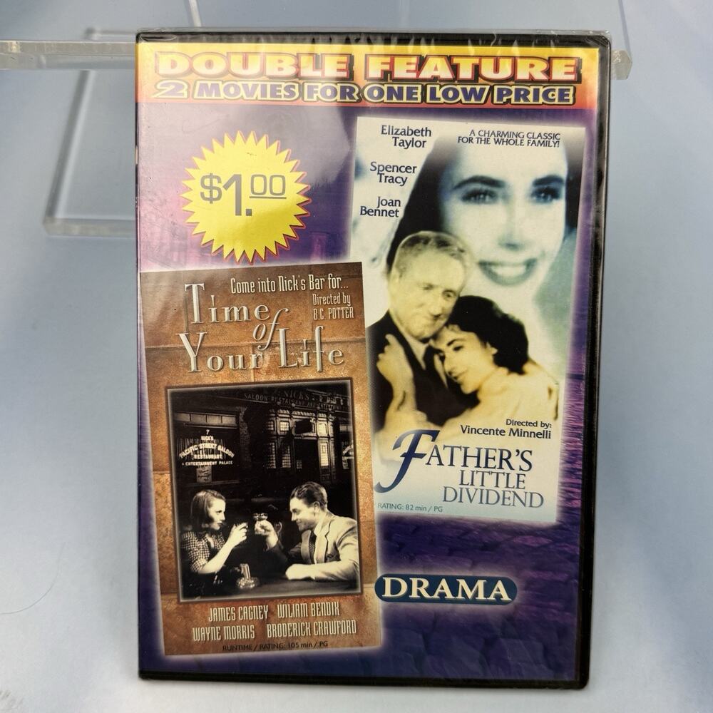 Double‎ Feature Time Of Your Life & Fathers Little Dividend DVD NEW Sealed 2005